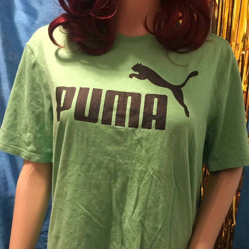 PUMA Green Shirt 🧑🏻‍🎤💚🍀🐾